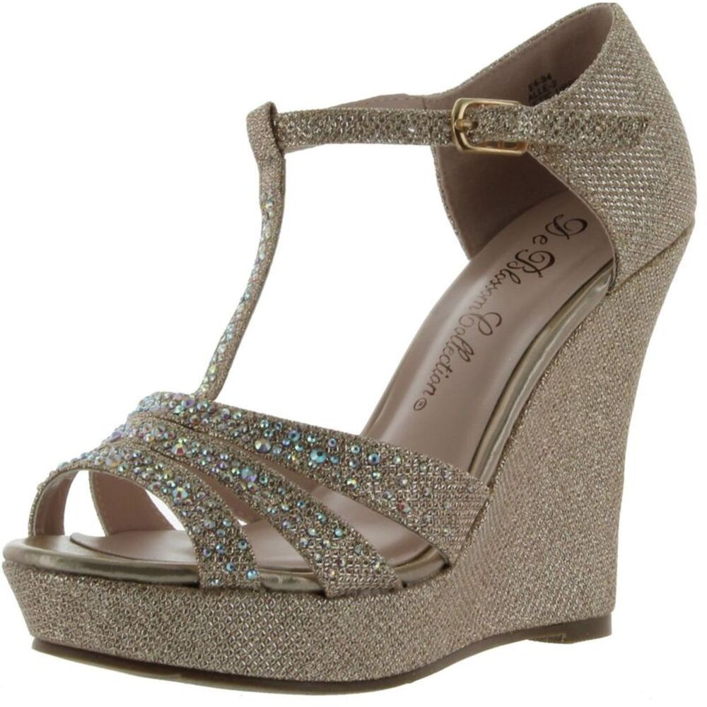 Blossom Alle-2 Champagne Womens sandals 6.5 NEW